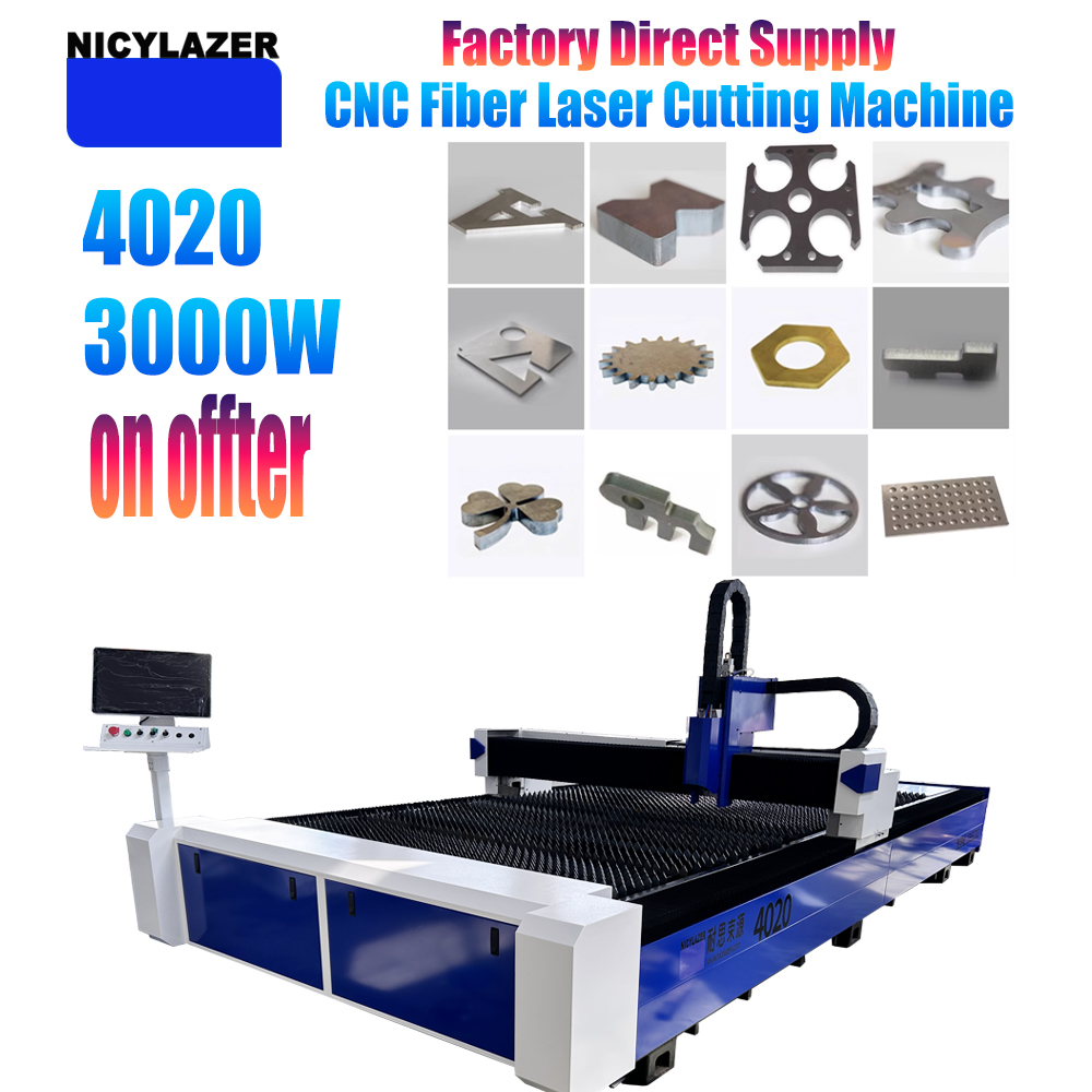 Industrial Laser Equipment - NICYLAZER CNC 3000W 4020 Fiber Lazer