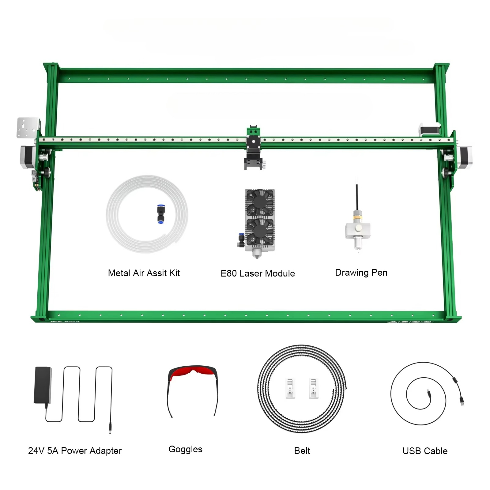 Max 4 E80 Yüksek Güçlü 4 Eksen - Industrial Laser Engraver For Wood incelemesi ve fiyatı