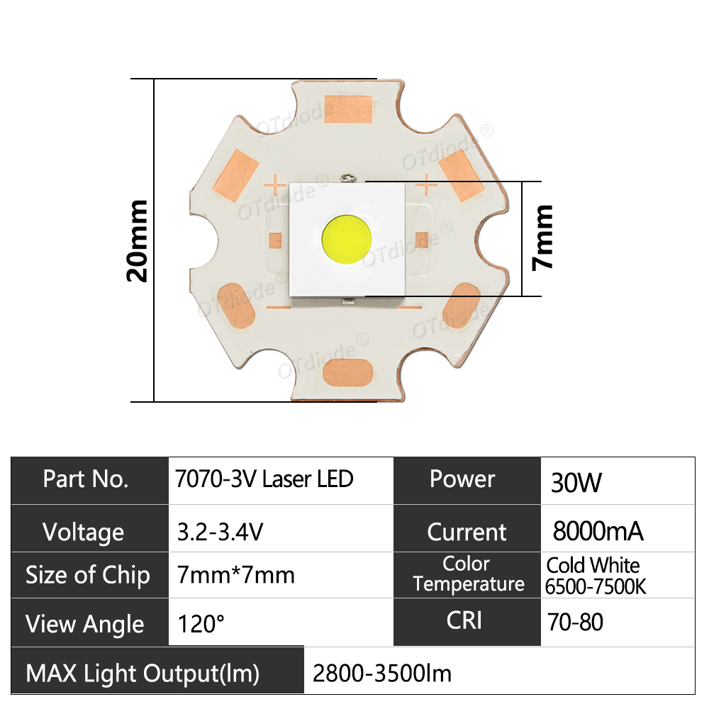 7070 LED Düz Beyaz Lazer Boncu - Industrial Laser Beam incelemesi ve fiyatı
