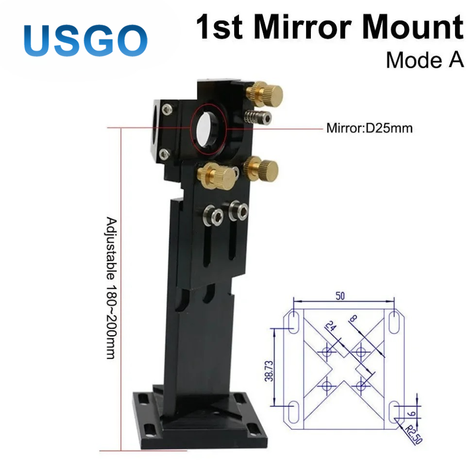 USGO CO2 Lazer 1. Nesil Ayna B - Co2 Laser Mirror incelemesi ve fiyatı