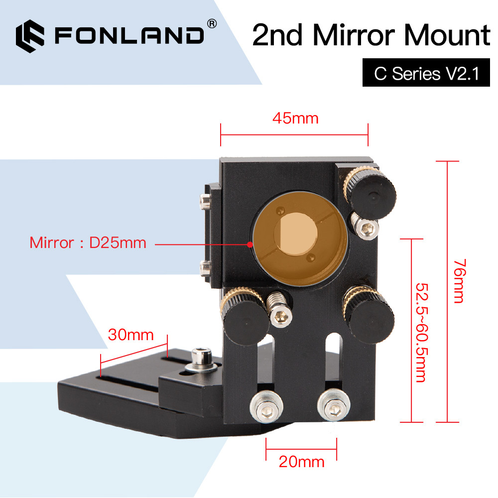FONLAND CO2 siyah ikinci lazer - Co2 Laser Mirror incelemesi ve fiyatı