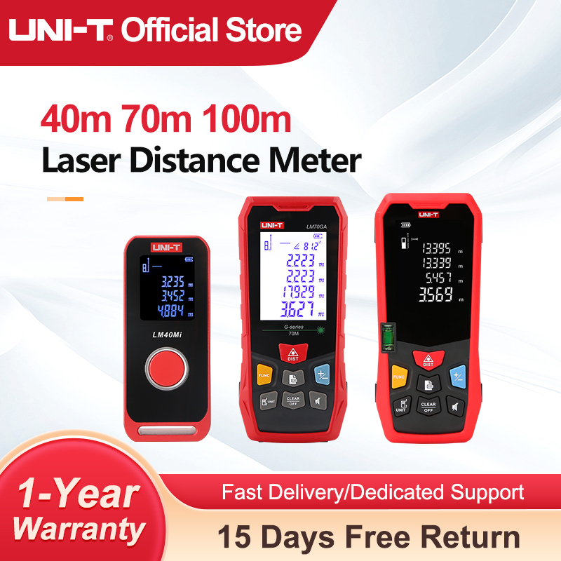 UNI-T Lazer Mesafe Ölçer 40m 6 - Industrial Laser Training incelemesi ve fiyatı